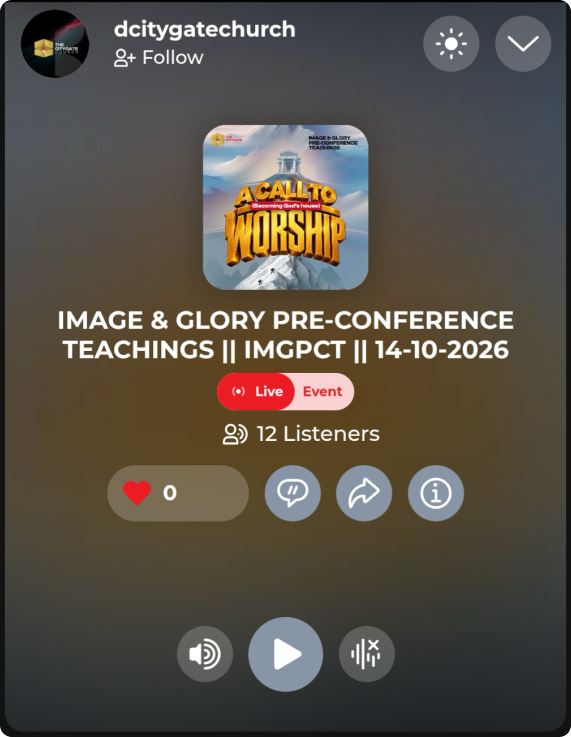 dcitygatechurch Live Audio Broadcast